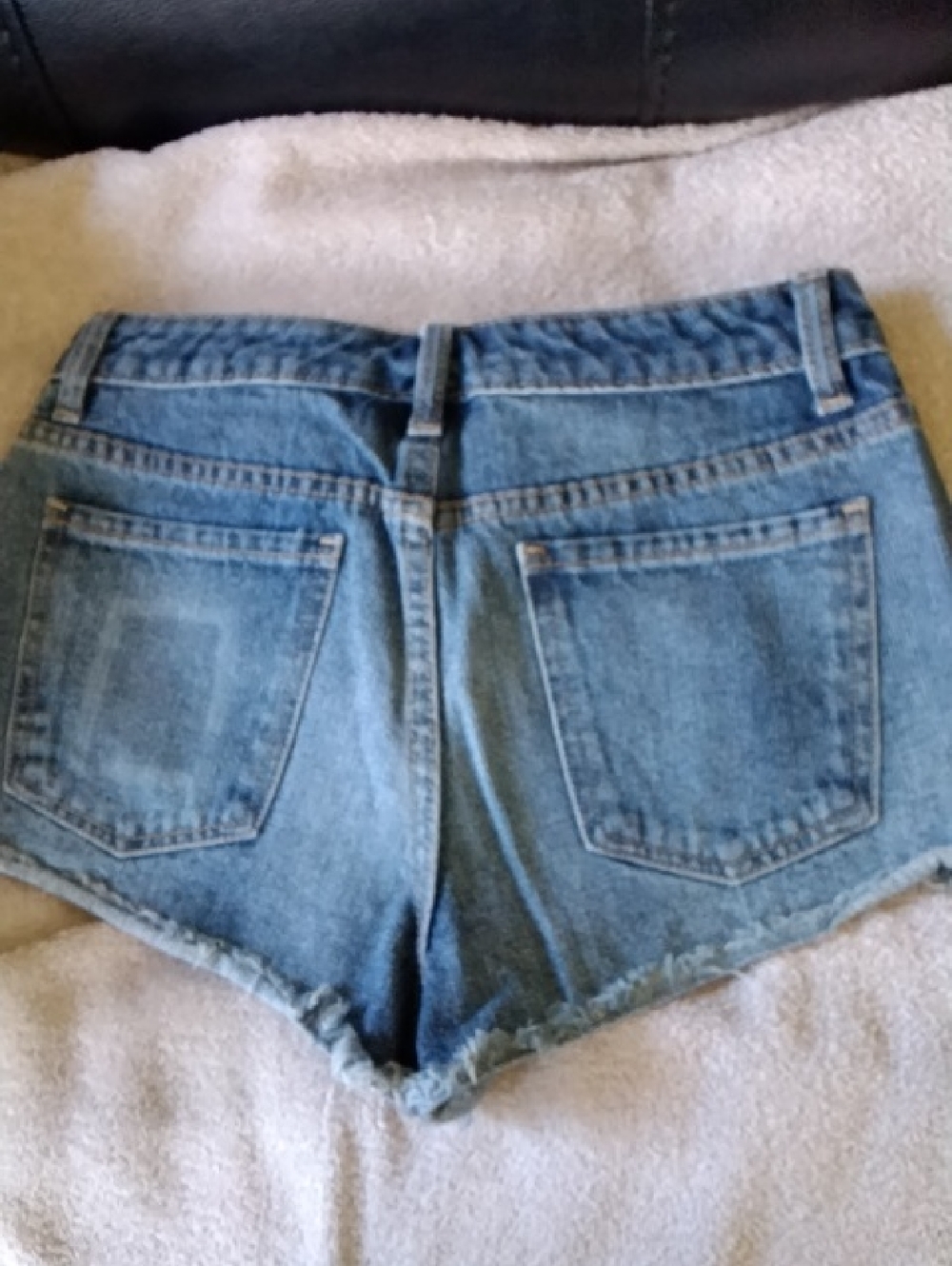 High Rise Jean Shorts - Picture 5 of 6